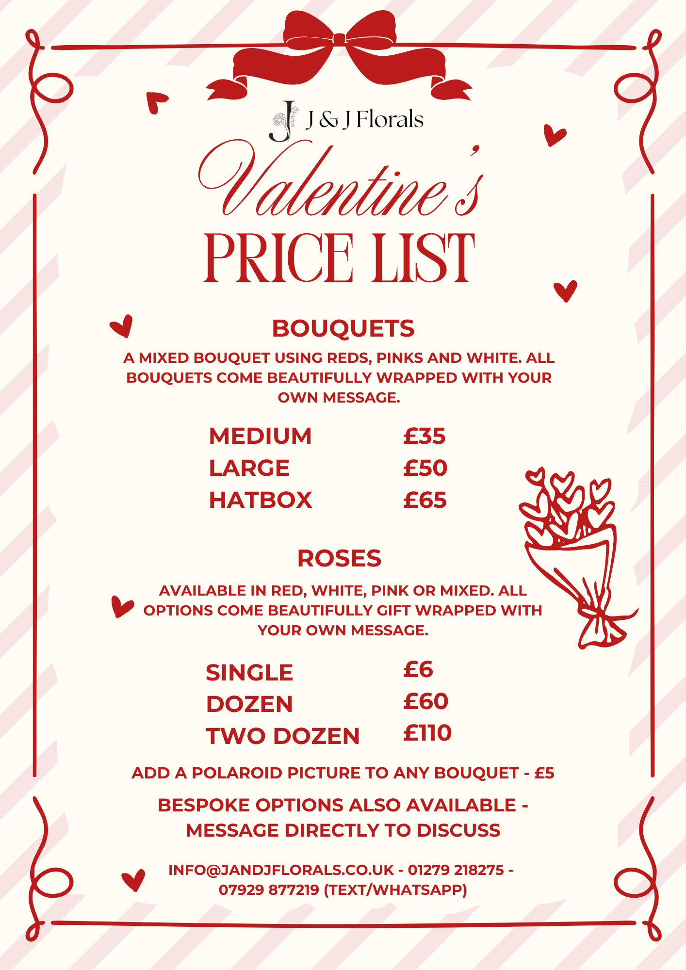 J&J Florals | Harlow | Valentines Day
