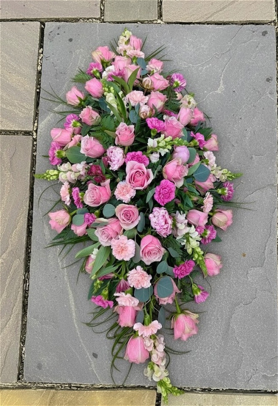 Funeral | Pink Mixed Double Ended Spray