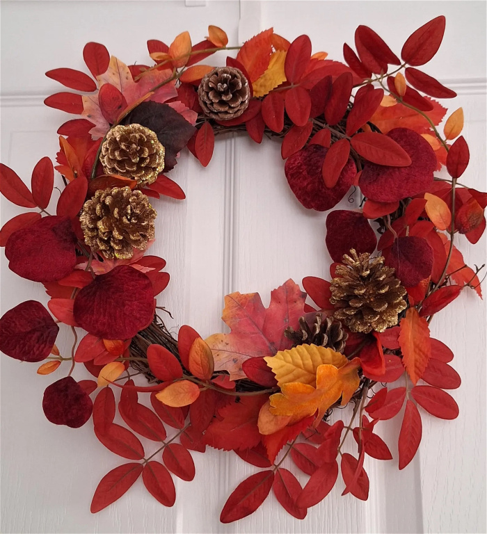 Artificial Flower Wreaths | Autumn Wreath