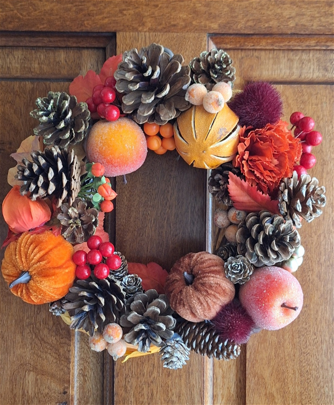 Artificial Flower Wreaths | Small Autumn Wreath