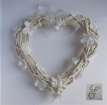 Artificial Flower Wreaths | White Hydrangea Heart