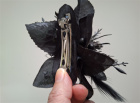 Artificial Accessories | Artificial Accessories and Designs | Black Eryngium Hair Clip