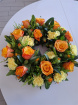 Fresh Wreaths | Orange Rose Wreath