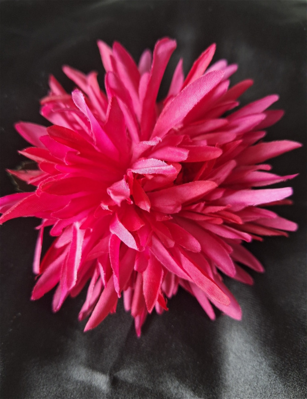 Artificial Accessories | Artificial Accessories and Designs | Hot Pink Flower Comb