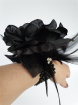 Artificial Accessories | Artificial Accessories and Designs | Black Rose Wrist Corsage