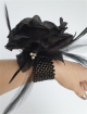 Artificial Accessories | Artificial Accessories and Designs | Black Rose Wrist Corsage