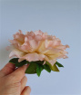 Artificial Accessories | Artificial Accessories and Designs | Peachy Pink Dahlia Hair Clip