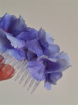 Artificial Accessories and Designs | Bluey Purple Hydrangea Hair Comb