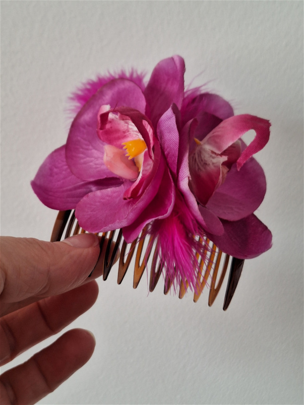 Artificial Accessories and Designs | Orchid Hair Comb