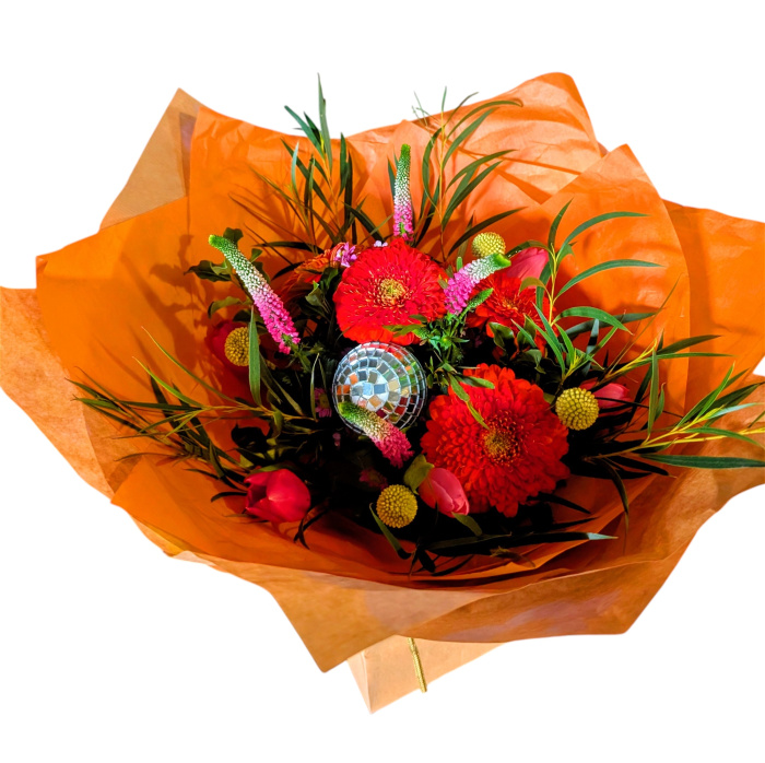 Bouquets | Jam Jar Arrangement | Love is in the Air - Disco Brights