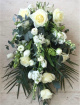 Sprays & Sheaves | View All Funeral Flowers | Classic White Sheaf