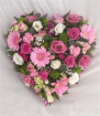 Hearts | View All Funeral Flowers | Loose Heart - Pink