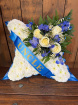 Cushions | View All Funeral Flowers | Cushion With Personalised Ribbon