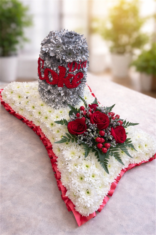 Specialised Tributes | View All Funeral Flowers | Diet Coke Tribute