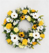 View All Funeral Flowers | Wreath Rings | Wreath Ring Yellows