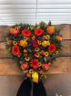 Hearts | View All Funeral Flowers | Autumnal loose heart