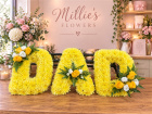Letters | View All Funeral Flowers | DAD tribute yellow