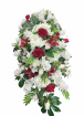 Arrangements | Coffin spray red and white