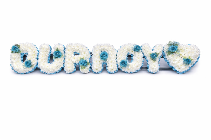 Funeral flowers | Bespoke lettered tributes