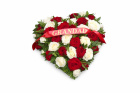 Funeral flowers | Heart