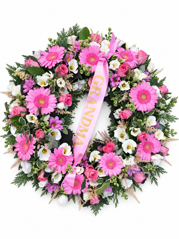 Funeral flowers | Open Wreath