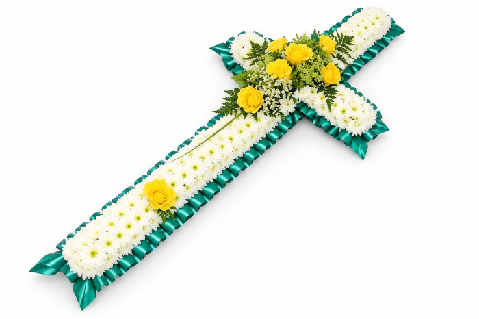 Funeral flowers | Cross