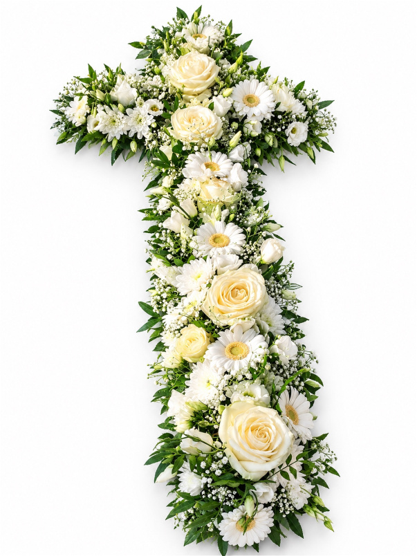 Funeral flowers | Cross Loose