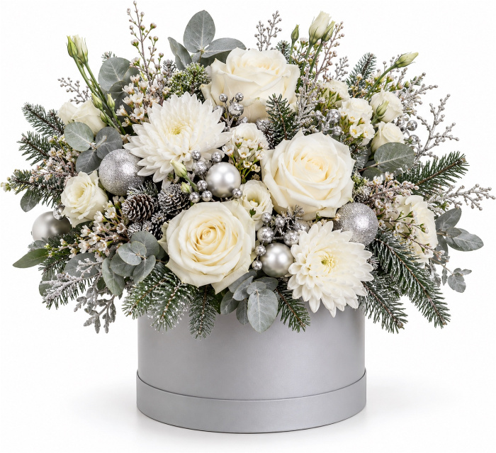 Christmas Collection | Frosted Elegance Hat - Box