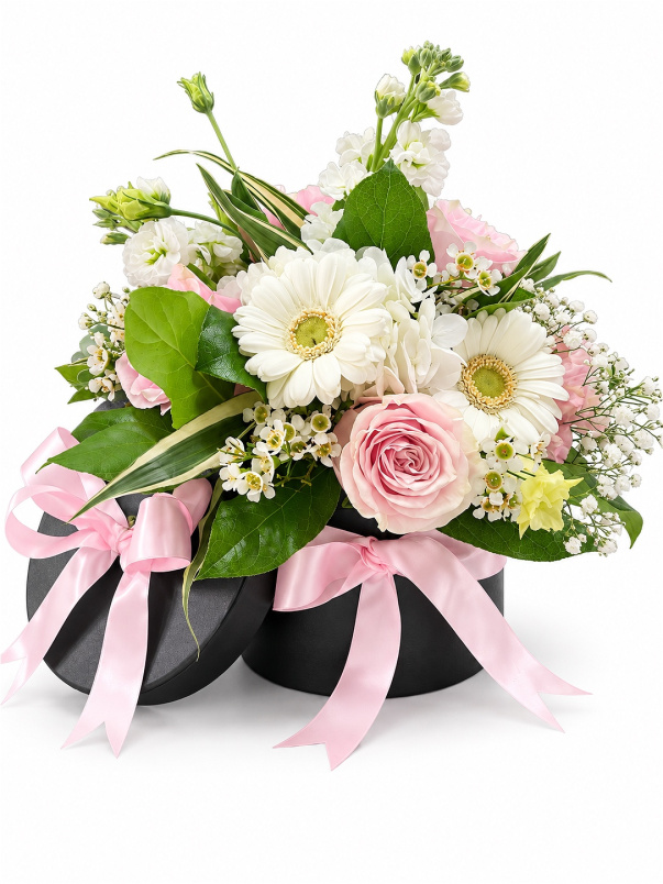 Arrangements | Blushing Belle Hat - Box