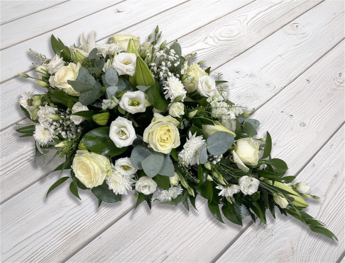 Farewell Flower Tributes | Single-ended Coffin Spray