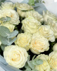 Bouquets | Heirloom Mondial Rose and Eucalyptus Bouquet