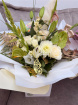 Every Day Bouquets | Funeral & Sympathy Flowers | With Sympathy Bouquets | Classic Timeless Neutrals