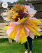 Every Day Bouquets | Frilly Wrapped Deluxe Bouquet