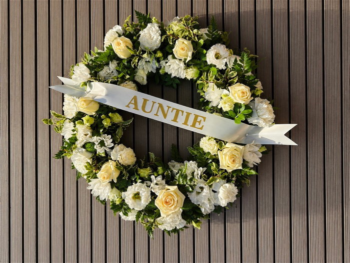 Funeral Flowers | Loose Flower Wreath