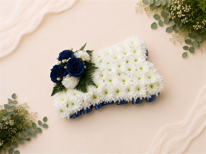 Funeral Flowers | Traditional Pillow