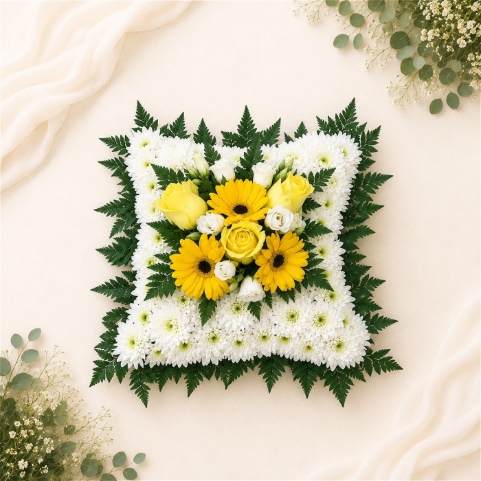 Funeral Flowers | Traditional Cushion
