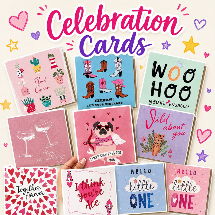 Bouquet Extras | Upsell gifts | Celebration Cards