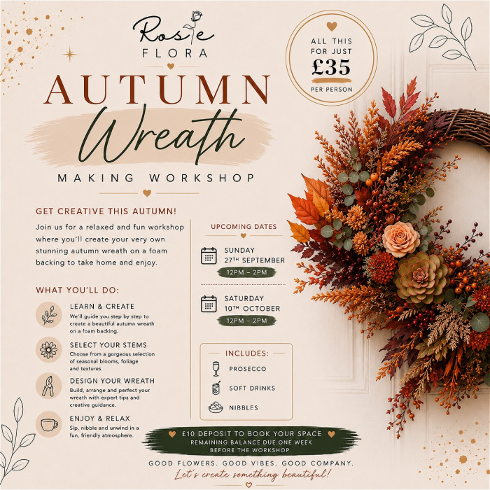 Events | Autumn Wreath Workshop - 10.10.26