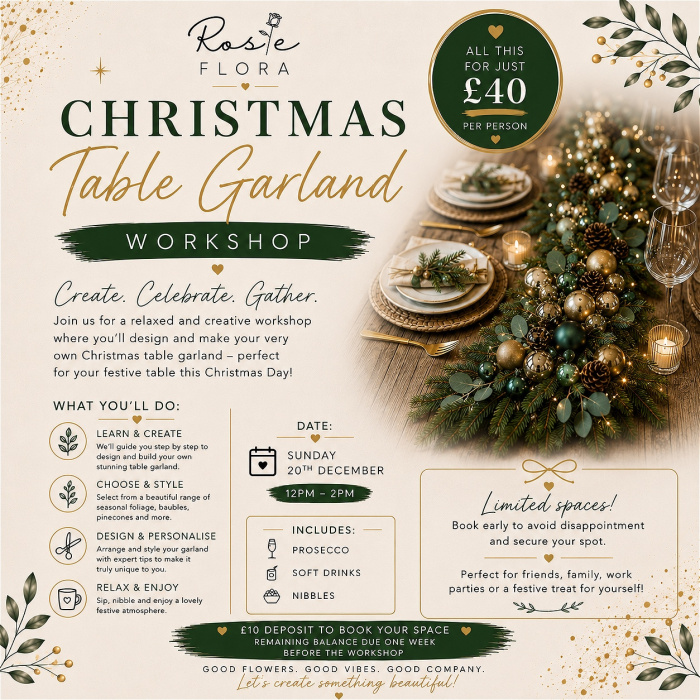 Events | Christmas Table Decoration - 20.12.26
