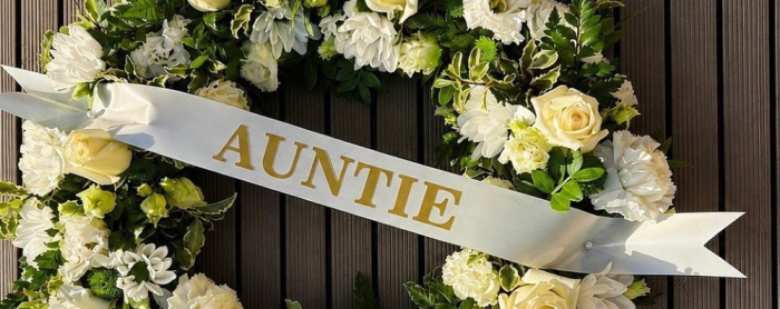 Funeral Flowers | Upsell gifts | Personalised Ribbon