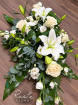 Funeral Flowers | Classic White Coffin Spray
