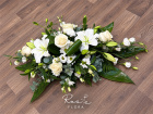 Funeral Flowers | Classic White Coffin Spray
