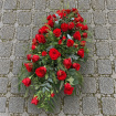 Funeral Sprays | I will always Love You - Rose Casket Spray