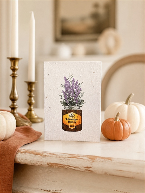 Greetings Card | I Grow Lavender Seed Card