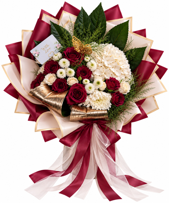 Bouquets | Burgundy Romance