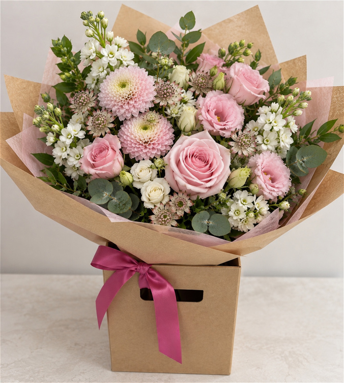 Gift Bouquets | Pastel Pinks Gift Bouquet