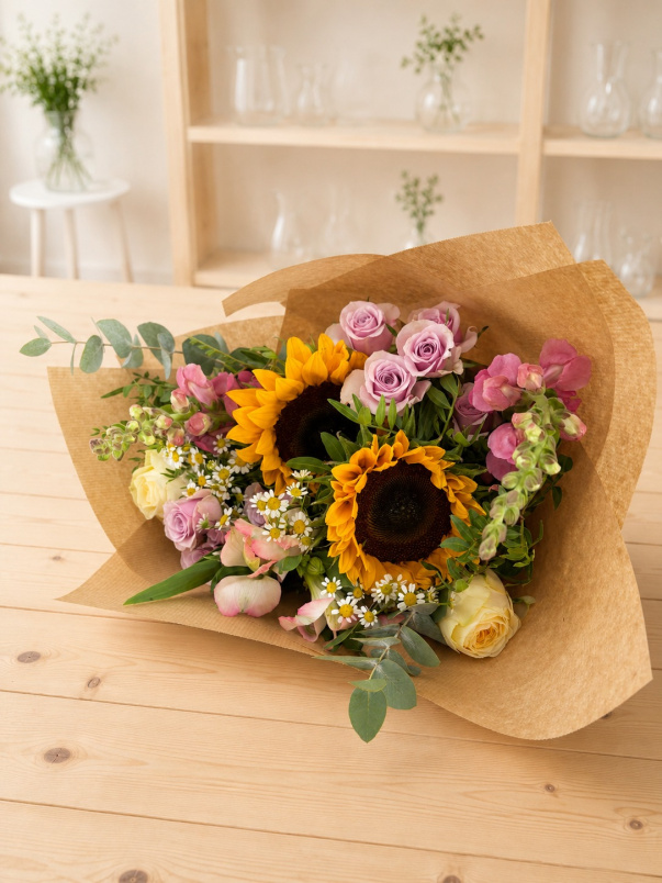 Arrange at Home Flowers | Pink Lemonade DIY Flower Box