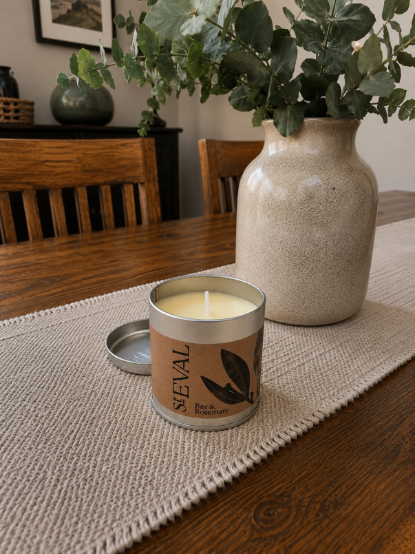 Candles and Diffusers | Bay and Rosemary Candle Tin