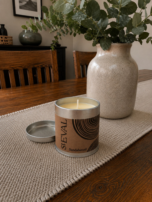 Candles and Diffusers | Sandalwood Candle Tin