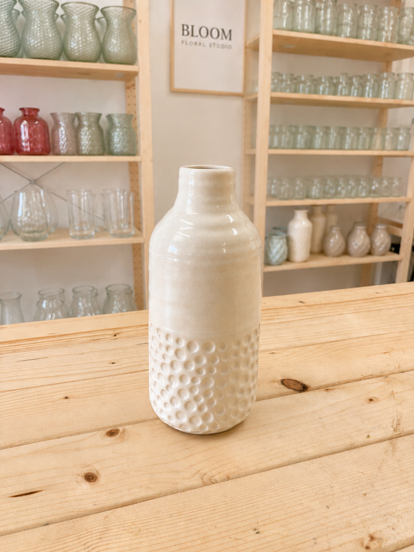 Vases and Homeware | Cream Ceramic Vase